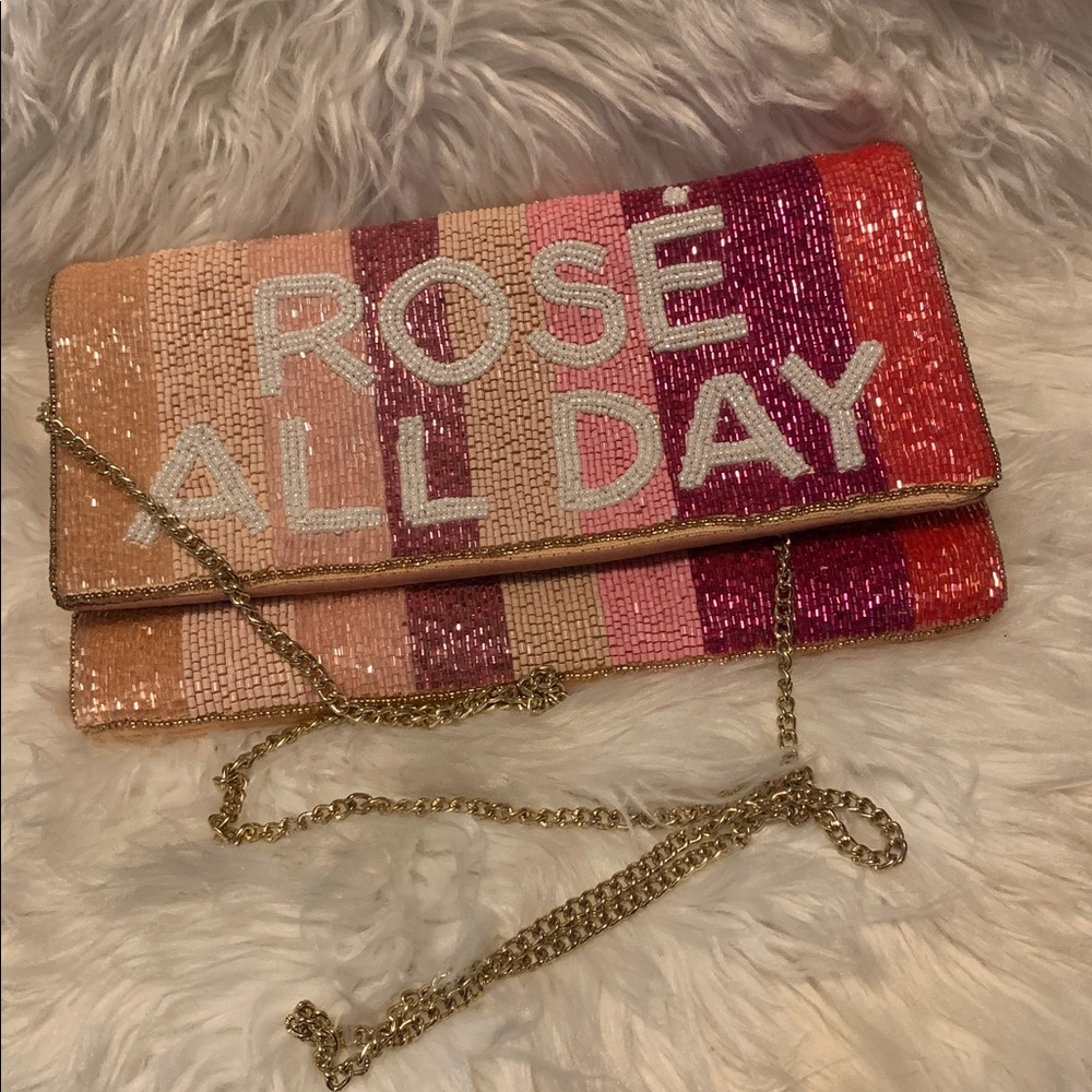 Multicolor Beaded Clutch